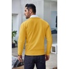 image:imageCOOFANDY Mens Crewneck Sweaters Long Sleeve Dress Knit Sweater Lightweight Slim Fit Pullover SweatersYellow