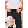 image:imageCOOFANDY Mens Drawstring Casual Pants Cotton Twill Elastic Waist Chino PantsBlack