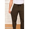 image:imageCOOFANDY Mens Drawstring Casual Pants Cotton Twill Elastic Waist Chino PantsBrown
