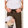 image:imageCOOFANDY Mens Drawstring Casual Pants Cotton Twill Elastic Waist Chino PantsBrown