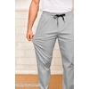 image:imageCOOFANDY Mens Drawstring Casual Pants Cotton Twill Elastic Waist Chino PantsLight Grey