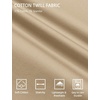 image:imageCOOFANDY Mens Drawstring Casual Pants Cotton Twill Elastic Waist Chino PantsLight Khaki