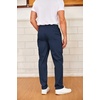 image:imageCOOFANDY Mens Drawstring Casual Pants Cotton Twill Elastic Waist Chino PantsNavy