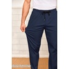 image:imageCOOFANDY Mens Drawstring Casual Pants Cotton Twill Elastic Waist Chino PantsNavy