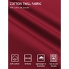 image:imageCOOFANDY Mens Drawstring Casual Pants Cotton Twill Elastic Waist Chino PantsRed