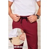 image:imageCOOFANDY Mens Drawstring Casual Pants Cotton Twill Elastic Waist Chino PantsRed