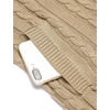 image:imageCOOFANDY Mens Full Zip Cardigan Sweater Slim Fit Cable Knitted Zip Up Sweater with PocketsKhaki