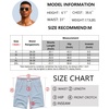 image:imageCOOFANDY Mens Hawaiian Beach Shorts Elastic Waist Drawstring Lightweight Summer Casual Shorts with PocketBlue
