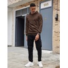 image:imageCOOFANDY Mens Hooded Sweatshirt Casual Long Sleeve Drawstring Waffle Knit Pullover HoodiesCoffee