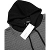 image:imageCOOFANDY Mens Hooded Sweatshirt Casual Long Sleeve Drawstring Waffle Knit Pullover HoodiesGeryBlack P10