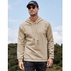 image:imageCOOFANDY Mens Hooded Sweatshirt Casual Long Sleeve Drawstring Waffle Knit Pullover HoodiesKhaki