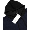 image:imageCOOFANDY Mens Hooded Sweatshirt Casual Long Sleeve Drawstring Waffle Knit Pullover HoodiesNavyBlack P10