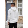 image:imageCOOFANDY Mens Hooded Sweatshirt Casual Long Sleeve Drawstring Waffle Knit Pullover HoodiesWhite