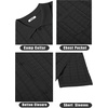 image:imageCOOFANDY Mens Knit Button Down Shirt Short Sleeve Vintage Polo Shirts Summer Casual Beach TopsBlack