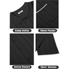 image:imageCOOFANDY Mens Knit Button Down Shirt Short Sleeve Vintage Polo Shirts Summer Casual Beach TopsBlackwhite