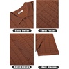 image:imageCOOFANDY Mens Knit Button Down Shirt Short Sleeve Vintage Polo Shirts Summer Casual Beach TopsCaramel