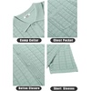 image:imageCOOFANDY Mens Knit Button Down Shirt Short Sleeve Vintage Polo Shirts Summer Casual Beach TopsIce Green