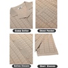 image:imageCOOFANDY Mens Knit Button Down Shirt Short Sleeve Vintage Polo Shirts Summer Casual Beach TopsKhaki