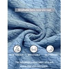 image:imageCOOFANDY Mens Knit Button Down Shirt Short Sleeve Vintage Polo Shirts Summer Casual Beach TopsLight Blue