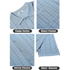 image:imageCOOFANDY Mens Knit Button Down Shirt Short Sleeve Vintage Polo Shirts Summer Casual Beach TopsLight Blue