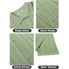 image:imageCOOFANDY Mens Knit Button Down Shirt Short Sleeve Vintage Polo Shirts Summer Casual Beach TopsLight Green