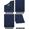 image:imageCOOFANDY Mens Knit Button Down Shirt Short Sleeve Vintage Polo Shirts Summer Casual Beach TopsNavy Blue