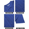 image:imageCOOFANDY Mens Knit Button Down Shirt Short Sleeve Vintage Polo Shirts Summer Casual Beach TopsSky Blue