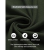 image:imageCOOFANDY Mens Knit Button Down Shirt Vintage Short Sleeve Polo Shirts Casual Beach TopsArmy Green