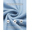 image:imageCOOFANDY Mens Knit Button Down Shirt Vintage Short Sleeve Polo Shirts Casual Beach TopsClear Blue
