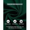 image:imageCOOFANDY Mens Knit Button Down Shirt Vintage Short Sleeve Polo Shirts Casual Beach TopsGreen