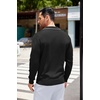 image:imageCOOFANDY Mens Knit Polo Long Sleeve Collared Sweater Polo Business Casual Polos with PocketBlack
