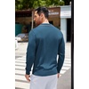 image:imageCOOFANDY Mens Knit Polo Long Sleeve Collared Sweater Polo Business Casual Polos with PocketDark Blue