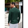 image:imageCOOFANDY Mens Knit Polo Long Sleeve Collared Sweater Polo Business Casual Polos with PocketGreen
