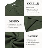 image:imageCOOFANDY Mens Knit Polo Shirt Short Sleeve Vintage Textured Casual Golf Shirts Summer Beach TopArmy Green