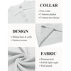 image:imageCOOFANDY Mens Knit Polo Shirt Short Sleeve Vintage Textured Casual Golf Shirts Summer Beach TopWhite