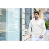 image:imageCOOFANDY Mens Knit Polo Shirts Casual Long Sleeve Classic Polo Shirts Button Down Golf ShirtsWhite