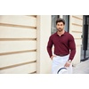image:imageCOOFANDY Mens Knit Polo Shirts Casual Long Sleeve Classic Polo Shirts Button Down Golf ShirtsWine Red