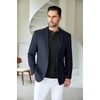 image:imageCOOFANDY Mens Knit Polo Shirts Long Sleeve Casual Polo Sweaters Shirt Waffle Textured Collared SweaterBlack White Striped1
