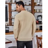 image:imageCOOFANDY Mens Knit Polo Shirts Long Sleeve Sweater Polo Lightweight Fashion Casual Collared ShirtsApricot