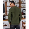 image:imageCOOFANDY Mens Knit Polo Shirts Long Sleeve Sweater Polo Lightweight Fashion Casual Collared ShirtsArmy Green