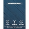 image:imageCOOFANDY Mens Knit Polo Shirts Short Sleeve Button Down Textured Polo Shirt Cuban Guayabera Summer Beach ShirtsDenim Blue