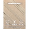 image:imageCOOFANDY Mens Knit Polo Shirts Short Sleeve Button Down Textured Polo Shirt Cuban Guayabera Summer Beach ShirtsKhaki