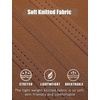image:imageCOOFANDY Mens Knit Polo Shirts Short Sleeve Button Down Textured Polo Shirt Cuban Guayabera Summer Beach ShirtsLight Brown