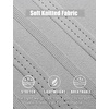 image:imageCOOFANDY Mens Knit Polo Shirts Short Sleeve Button Down Textured Polo Shirt Cuban Guayabera Summer Beach ShirtsLight Grey