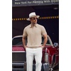 image:imageCOOFANDY Mens Knit Polo Shirts Short Sleeve Ribbed Textured Polo Shirt Lightweight Casual Golf Shirts Collared T ShirtLight Khaki