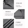image:imageCOOFANDY Mens Knit Polo Sweater Long Sleeve Polo Collared Sweaters Hidden Button Casual Pullover SweaterDark Grey