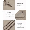image:imageCOOFANDY Mens Knit Polo Sweater Long Sleeve Polo Collared Sweaters Hidden Button Casual Pullover SweaterKhaki