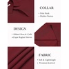 image:imageCOOFANDY Mens Knit Polo Sweater Long Sleeve Polo Collared Sweaters Hidden Button Casual Pullover SweaterWine Red