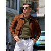 image:imageCOOFANDY Mens Knit Polo Sweater Long Sleeve Polos Lightweight Casual Dress Pullover SweatersArmy Green