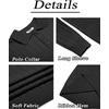 image:imageCOOFANDY Mens Knit Polo Sweater Long Sleeve Polos Lightweight Casual Dress Pullover SweatersBlack